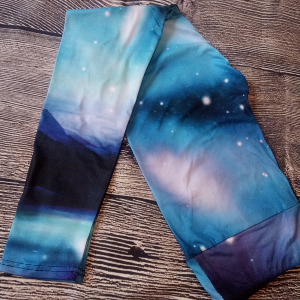 Galaxy Yoga Waistband Leggings